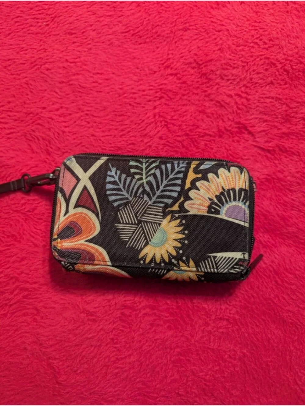Vera Bradley Holland Garden RFID All In One Crossbody Wallet Floral No Straps - Picture 3 of 9